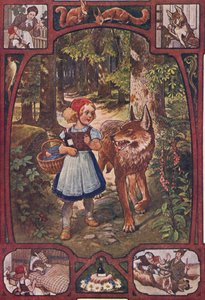 赤ずきん、1910年頃（版画）スウェーデン語 av Unbekannter Künstler