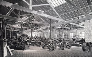 Maskinhuset i Atlas Engine Works. av Unbekannt