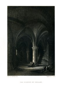 Fången i Chillon av Unbekannter Künstler