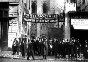 Socialistkongressen i Tours, Frankrike 25-30 december av Unbekannter Künstler