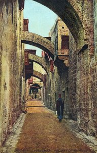 Korsvägsstationen, Jerusalem, början av 1900-talet (vykort) av Unbekannter Künstler