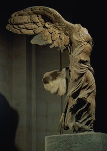 Segern från Samothrace (parisk marmor) (se även 94601-02 och 154093) av Unbekannt
