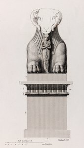Thebe: Karnak, närbild av Unbekannt