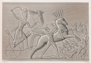 Thebe: Karnak, närbild av Unbekannt