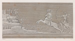 Thebe: Karnak, närbild av Unbekannt