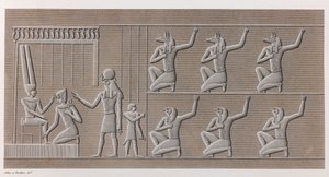 Thebe, Louqsor Närbild av Unbekannt