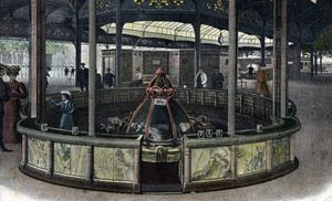 Termal turism: la source de la sainte Grille a Vichy, Allier 1905 ca. (Kurortsturism: källan Sainte-Grille i Vichy, Frankrike av Unbekannter Künstler