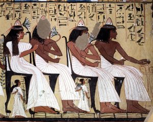 Hantverkares grav: Sennedjems grav, Deir El Medineh-platsen i Luxor, Egypten.