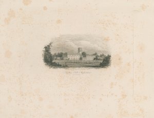 Trentham Hall: stålgravyr av Unbekannt