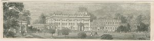 Trentham Hall: träsnittsgravyr och [?mitten av 1800-talet] av Unbekannt
