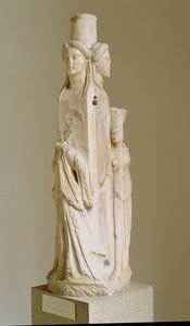 Triform Herm of Hecate, Marmorskulptur, Attic period, 300-talet av Unbekannt