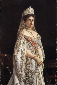 Tsarina Alexandra Fjodorovna (1872-1918). av Unbekannter Künstler