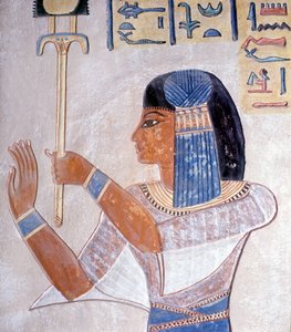 Valley of the Queens, en son till RAMSES II. Plats för Luxor, Egypten.