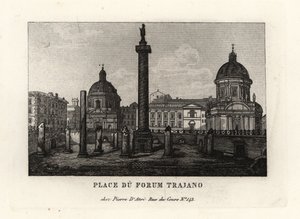 Utsikt över Piazza of Trajan