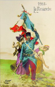 War 14/18, Revenge, tidigt 1900-tal (vykort) av Unbekannter Künstler