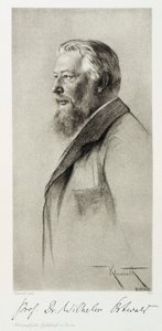 Wilhelm Ostwald, lettisk kemist, ca 1910 av Unbekannt