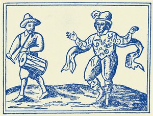 William Kempe dansar Morris av Unbekannter Künstler