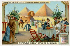 Vinter i solen: Pyramiderna sedda från Kairo, Egypten av Unbekannter Künstler