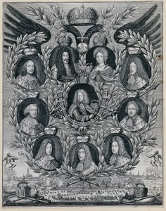 Joseph I med föräldrar och väljare