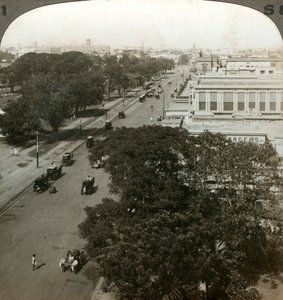 Chaurangi Road, Calcutta, Indien, C200s. av Underwood and Underwood