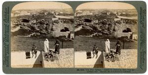 Jerusalem sett från Damaskusporten, Palestina, 1901. av Underwood and Underwood