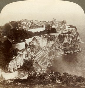 Monte Carlos huvudstad, Monaco - I det minsta furstendömet på jorden, 1899. av Underwood and Underwood
