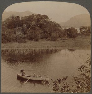 På Upper Lake i vackra Killarney, Irland, 1901. av Underwood and Underwood
