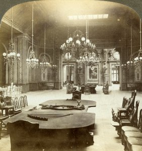 Roulettesalong, Monte Carlo, Monaco. av Underwood and Underwood