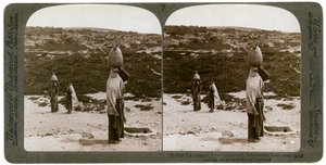Byn Imwas Emmaus, Palestina, 1900. av Underwood and Underwood