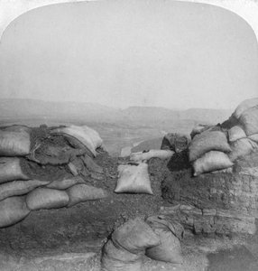 Utsikt från Spion Kop, Sydafrika, 2:a boerkriget, 1901 av Underwood and Underwood