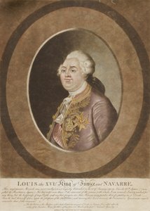 Ludvig XVI, kung av Frankrike och Navarra av Unidentified
