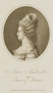 Marie Antoinette, avliden drottning av Frankrike av Unidentified