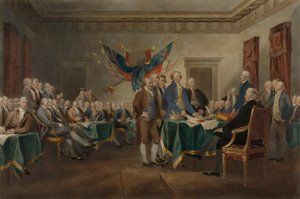 Undertecknande av självständighetsförklaringen av Unidentified