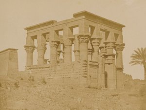 Tempel, ön Phylae av Unidentified
