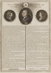 Ludvig XVI:s testamente av Unidentified