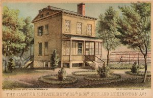 The Carter Estate mellan 35th och 36th Street och Lexington Avenue av Unidentified