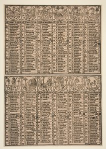 Johann von Gemunds kalender av Unknown