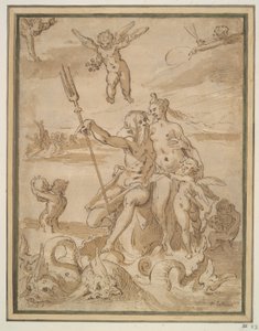 Neptunus och Amfitrit av Unknown
