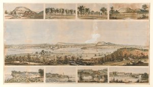 New Haven (9 vyer, panorama och 8 vinjetter) av Unknown