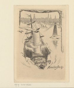 Nyårsönskemål för 1911 från familjen Stacke av Unknown