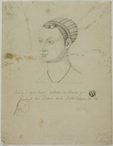 Porträtt av Agnes Sorel av Unknown