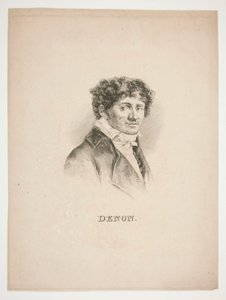 Porträtt av Dominique-Vivant Denon av Unknown