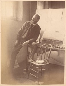 Porträtt av Frederick B. Schell, från albumet [Sydney, Australien] av Unknown