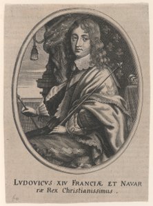 Porträtt av Ludvig XIV, kung av Frankrike och Navarra av Unknown