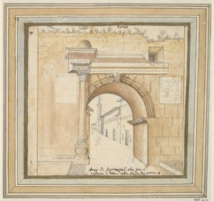 Portugisisk båge i Rom av Unknown