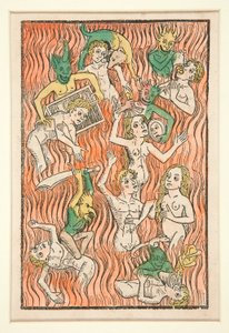 Skärselden, illustration från The Soul Root Garden av Unknown