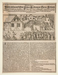 Religiös scen med predikant av Unknown