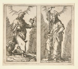 Sankt Johannes och Sankt Simon av Unknown