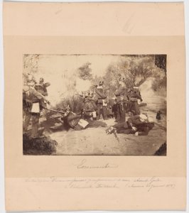 Skärmytsling mellan ett preussiskt spaningsförband och förtrupper från Faidherbes armé (Amiens, 21 januari 1871). av Unknown