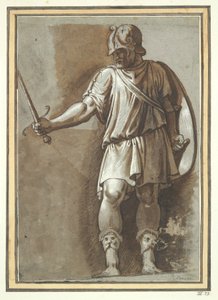 Stående krigare, från Polidoro av Unknown